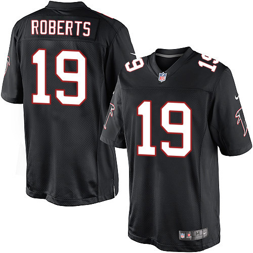 Men's Nike Atlanta Falcons #19 Andre Roberts Black Alternate Vapor Untouchable Limited Player NFL Jersey