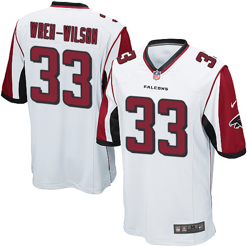 Men's Nike Atlanta Falcons #33 Blidi Wreh-Wilson Game White NFL Jersey