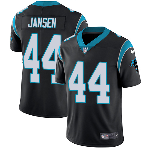 Men's Nike Carolina Panthers #44 J.J. Jansen Black Team Color Vapor Untouchable Limited Player NFL Jersey