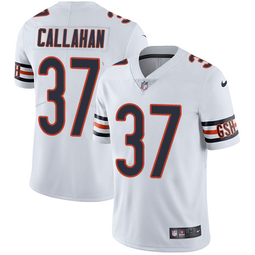 Men's Nike Chicago Bears #37 Bryce Callahan White Vapor Untouchable Limited Player NFL Jersey