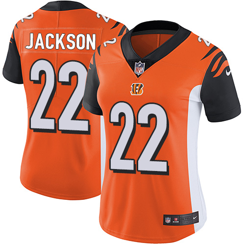 Women's Nike Cincinnati Bengals #22 William Jackson Orange Alternate Vapor Untouchable Elite Player NFL Jersey