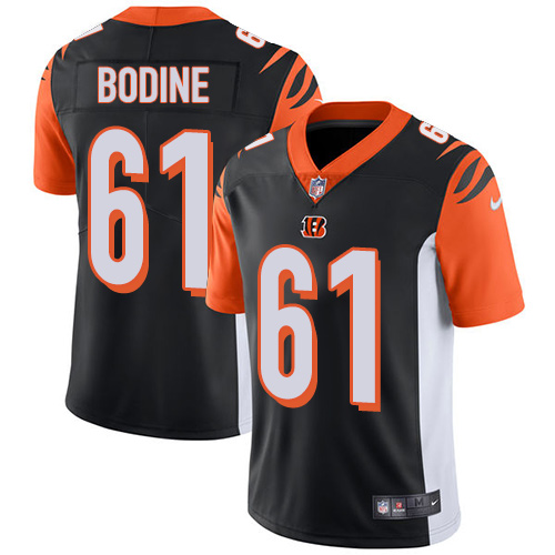 Youth Nike Cincinnati Bengals #61 Russell Bodine Black Team Color Vapor Untouchable Limited Player NFL Jersey