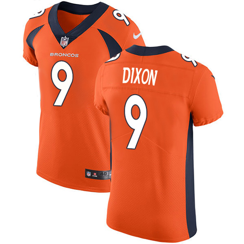 Men's Nike Denver Broncos #9 Riley Dixon Orange Team Color Vapor Untouchable Elite Player NFL Jersey