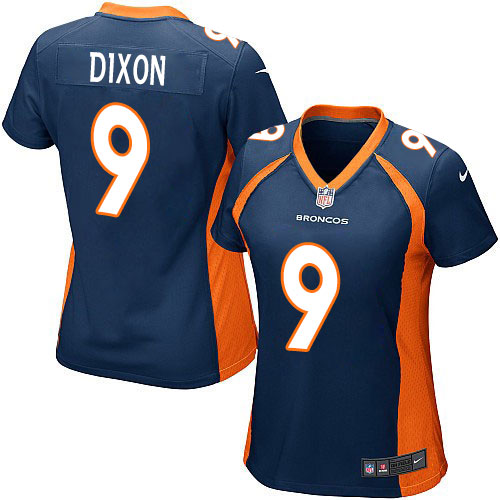 Women's Nike Denver Broncos #9 Riley Dixon Game Navy Blue Alternate NFL Jersey