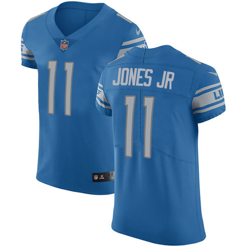 Men's Nike Detroit Lions #11 Marvin Jones Jr Blue Team Color Vapor Untouchable Elite Player NFL Jersey