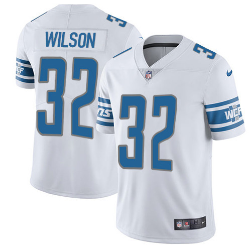 Men's Nike Detroit Lions #32 Tavon Wilson White Vapor Untouchable Limited Player NFL Jersey