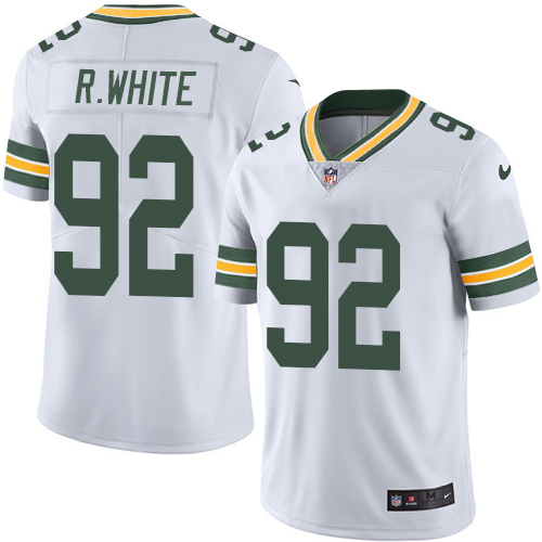 Youth Nike Green Bay Packers #92 Reggie White White Vapor Untouchable Elite Player NFL Jersey