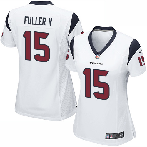 Women's Nike Houston Texans #15 Will Fuller V Game White NFL Jersey