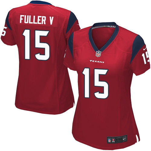 Women's Nike Houston Texans #15 Will Fuller V Game Red Alternate NFL Jersey