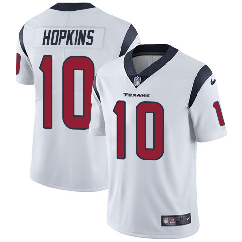 Men's Nike Houston Texans #10 DeAndre Hopkins White Vapor Untouchable Limited Player NFL Jersey