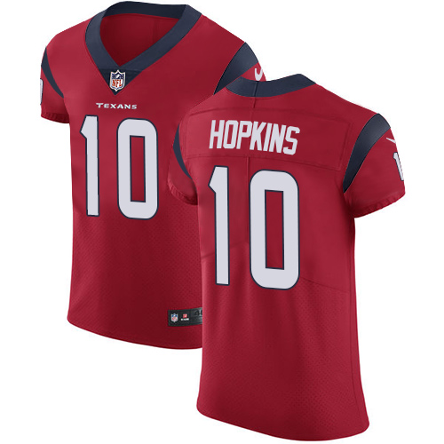 Men's Nike Houston Texans #10 DeAndre Hopkins Red Alternate Vapor Untouchable Elite Player NFL Jersey