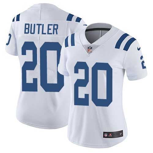 Women's Nike Indianapolis Colts #20 Darius Butler White Vapor Untouchable Elite Player NFL Jersey