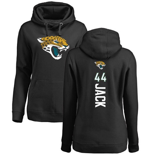 NFL Women's Nike Jacksonville Jaguars #44 Myles Jack Black Backer Pullover Hoodie