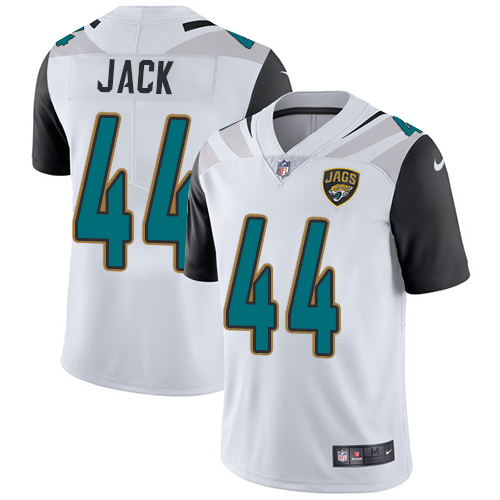 Men's Nike Jacksonville Jaguars #44 Myles Jack White Vapor Untouchable Limited Player NFL Jersey
