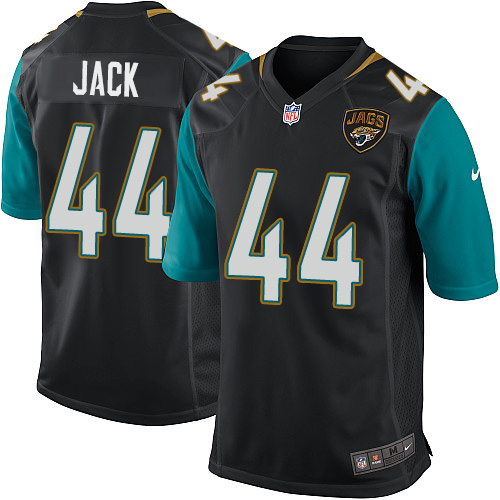 Men's Nike Jacksonville Jaguars #44 Myles Jack Game Black Alternate NFL Jersey