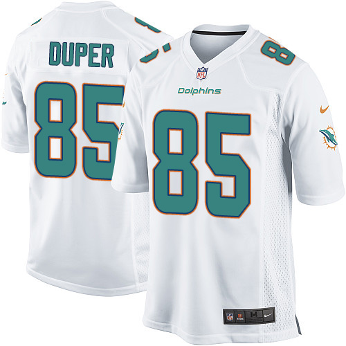 Men's Nike Miami Dolphins #85 Mark Duper Game White NFL Jersey