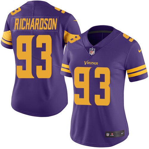 NFL Women's Nike Minnesota Vikings #8 Sam Bradford Purple Rush Pride Name & Number T-Shirt