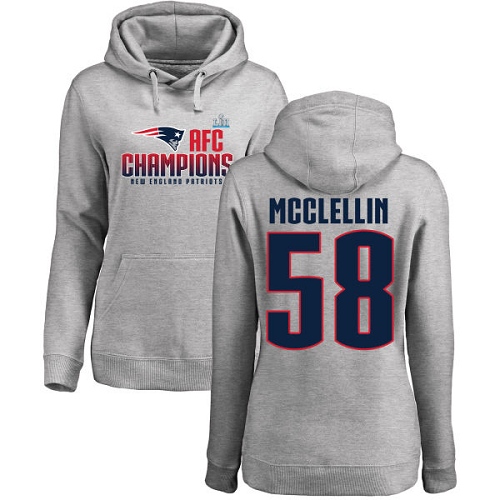 Women's Nike New England Patriots #58 Shea McClellin White Vapor Untouchable Elite Player NFL Jersey