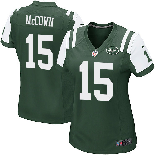 Women's Nike New York Jets #15 Josh McCown Game Green Team Color NFL Jersey