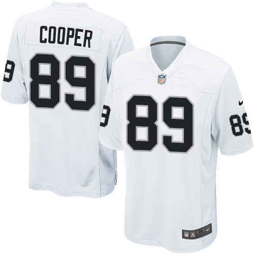 Men's Nike Oakland Raiders #89 Amari Cooper Game White NFL Jersey