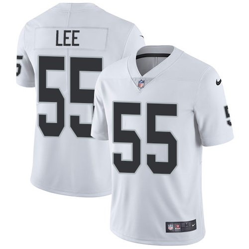 Men's Nike Oakland Raiders #55 Marquel Lee White Vapor Untouchable Limited Player NFL Jersey
