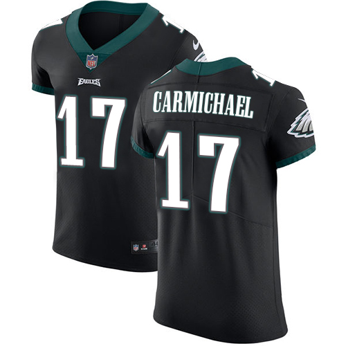 Men's Nike Philadelphia Eagles #17 Harold Carmichael Black Vapor Untouchable Elite Player NFL Jersey