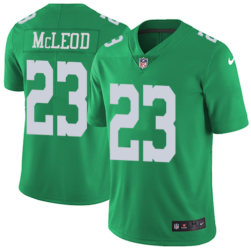 Men's Nike Philadelphia Eagles #23 Rodney McLeod Limited Green Rush Vapor Untouchable NFL Jersey