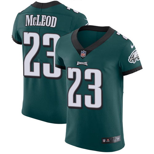 Men's Nike Philadelphia Eagles #23 Rodney McLeod Midnight Green Team Color Vapor Untouchable Elite Player NFL Jersey