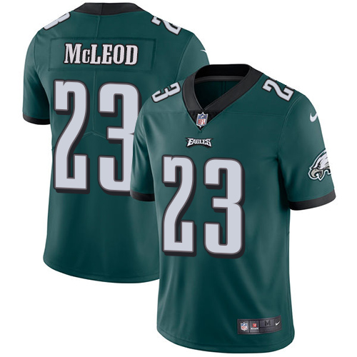 Men's Nike Philadelphia Eagles #23 Rodney McLeod Midnight Green Team Color Vapor Untouchable Limited Player NFL Jersey
