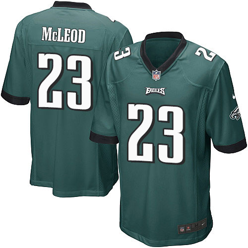 Men's Nike Philadelphia Eagles #23 Rodney McLeod Game Midnight Green Team Color NFL Jersey