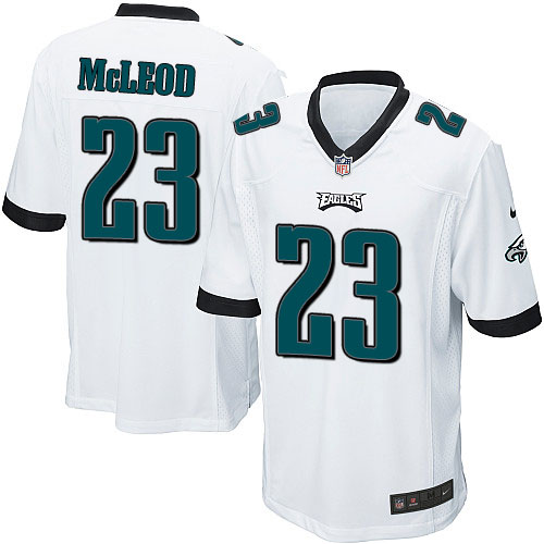 Men's Nike Philadelphia Eagles #23 Rodney McLeod Game White NFL Jersey