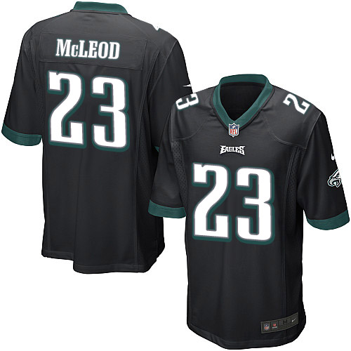 Men's Nike Philadelphia Eagles #23 Rodney McLeod Game Black Alternate NFL Jersey