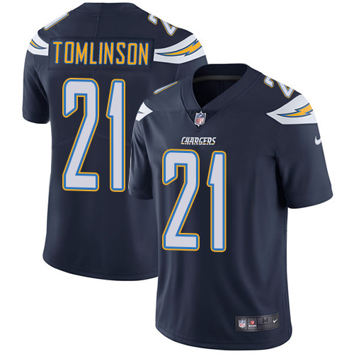 Youth Nike Los Angeles Chargers #21 LaDainian Tomlinson Navy Blue Team Color Vapor Untouchable Elite Player NFL Jersey