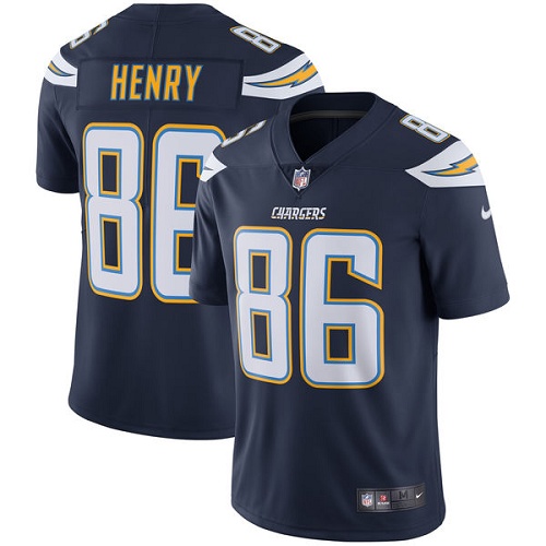 Youth Nike Los Angeles Chargers #86 Hunter Henry Navy Blue Team Color Vapor Untouchable Elite Player NFL Jersey