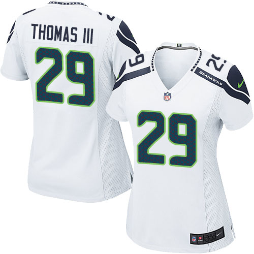 Women's Nike Seattle Seahawks #29 Earl Thomas III Game White NFL Jersey
