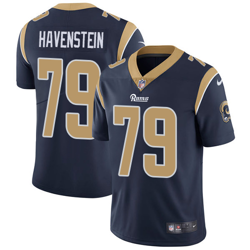 Youth Nike Los Angeles Rams #79 Rob Havenstein Navy Blue Team Color Vapor Untouchable Limited Player NFL Jersey