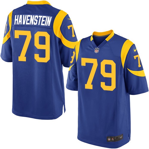 Youth Nike Los Angeles Rams #79 Rob Havenstein Game Royal Blue Alternate NFL Jersey