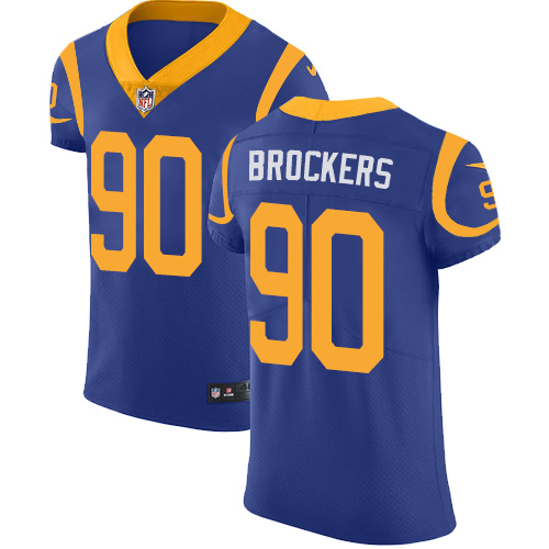 Men's Nike Los Angeles Rams #90 Michael Brockers Royal Blue Alternate Vapor Untouchable Elite Player NFL Jersey