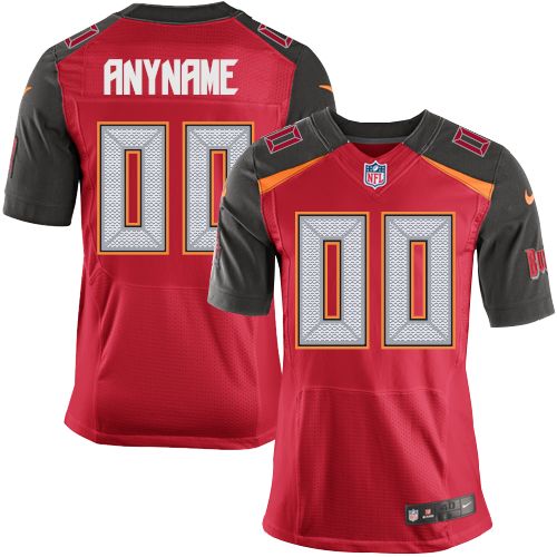 Men's Nike Tampa Bay Buccaneers Customized Elite Red Team Color NFL Jersey