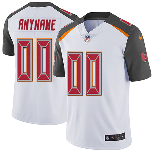 Men's Nike Tampa Bay Buccaneers Customized White Vapor Untouchable Custom Limited NFL Jersey
