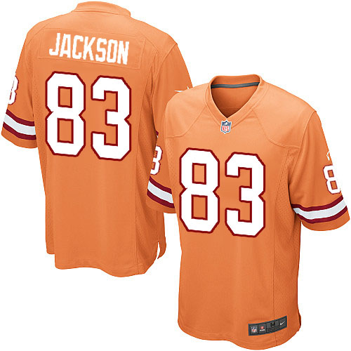 Men's Nike Tampa Bay Buccaneers #83 Vincent Jackson Game Orange Glaze Alternate NFL Jersey