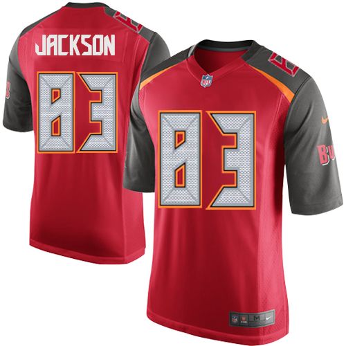 Youth Nike Tampa Bay Buccaneers #83 Vincent Jackson Game Red Team Color NFL Jersey