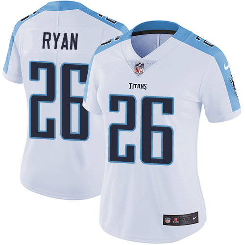Women's Nike Tennessee Titans #26 Logan Ryan White Vapor Untouchable Elite Player NFL Jersey
