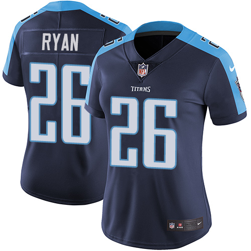 Women's Nike Tennessee Titans #26 Logan Ryan Navy Blue Alternate Vapor Untouchable Limited Player NFL Jersey