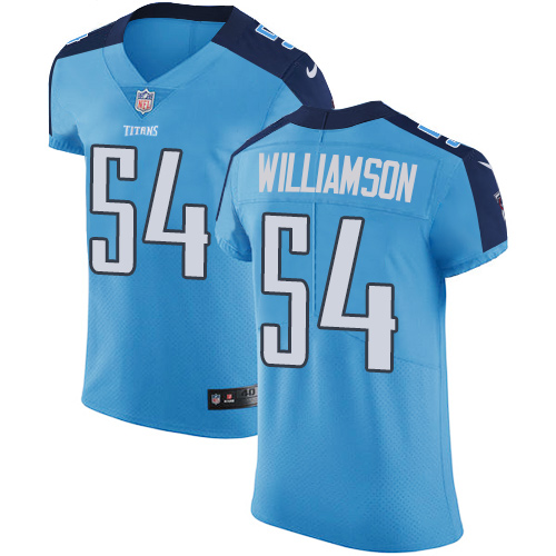 Men's Nike Tennessee Titans #54 Avery Williamson Light Blue Team Color Vapor Untouchable Elite Player NFL Jersey