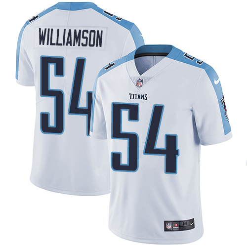 Youth Nike Tennessee Titans #54 Avery Williamson White Vapor Untouchable Elite Player NFL Jersey