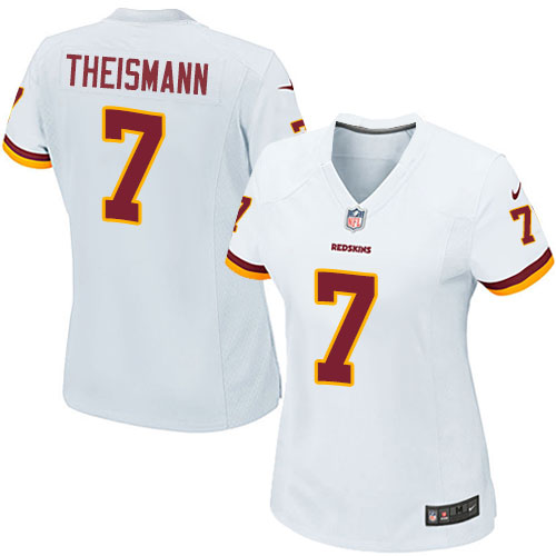 Women's Nike Washington Redskins #7 Joe Theismann Game White NFL Jersey