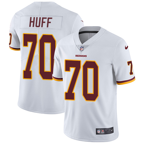 Men's Nike Washington Redskins #70 Sam Huff White Vapor Untouchable Limited Player NFL Jersey