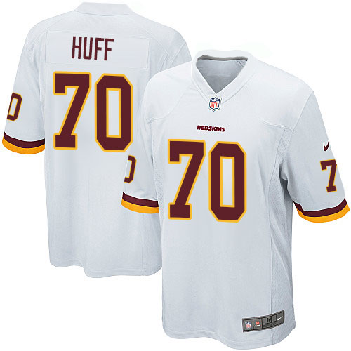 Men's Nike Washington Redskins #70 Sam Huff Game White NFL Jersey